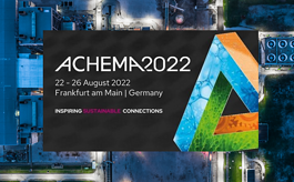 德国化学技术展ACHEMA 2022专注于行业中的主要问题