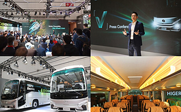 中国新能源客车亮相2025世界客车博览会Busworld