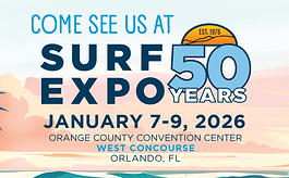 50周年里程碑在即！Surf Expo 2026一月焕新登场