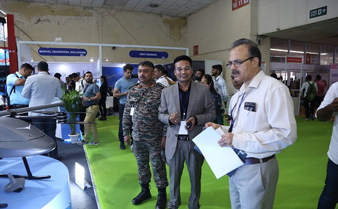 印度新德里军警防务展览会