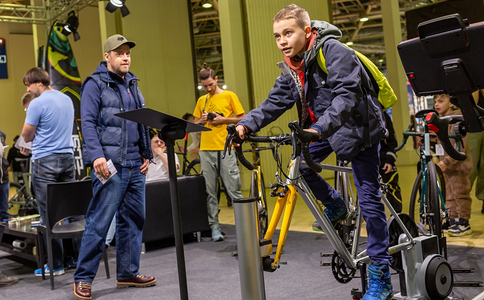 俄罗斯莫斯科自行车展览会