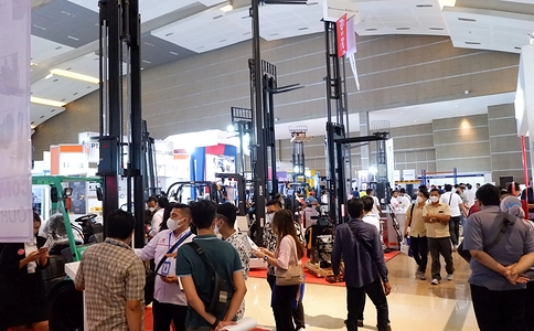 印尼叉车、起重设备及零部件展览会Forklift Indonesia(现场照片)2